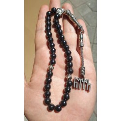 Göktürk "Türk" Hematite Tesbih | Natural Stone | Gift Göktürk "Türk" Hematite Tesbih | Natural Stone | Gift